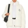 Women Moncler Genius Activewear | X Palm Angels Dendrite Jacket White