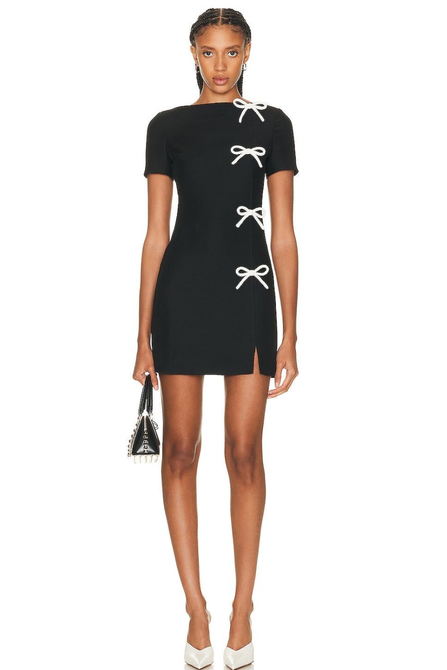 Women Valentino Dresses | Couture Bow Dress Nero & Avorio