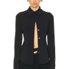 Women THE ATTICO Tops | Elton Shirt Black