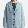 Women Maison Margiela Sweaters & Knits | Botanical Dye Cardigan Blue