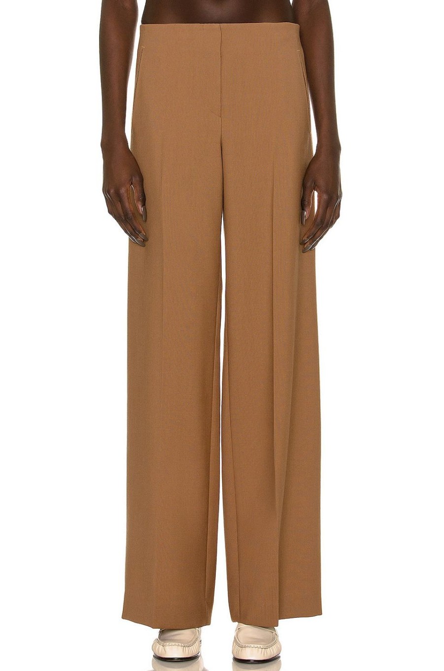 Women The Row Pants | Pipa Pant Camel