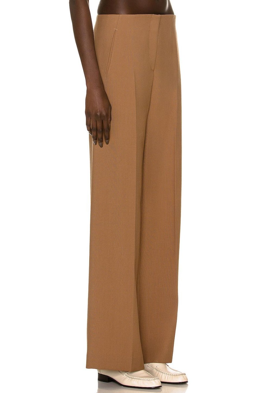 Women The Row Pants | Pipa Pant Camel