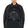 Women Ganni Jackets & Coats | Short Jacket Black