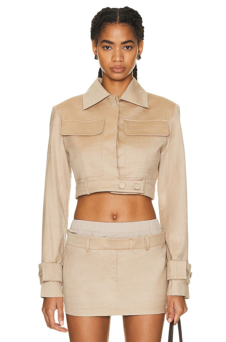 Women Aya Muse Jackets & Coats | Manza Jacket Sand