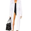 Women WARDROBE.NYC Dresses | Shirt Midi Dress White