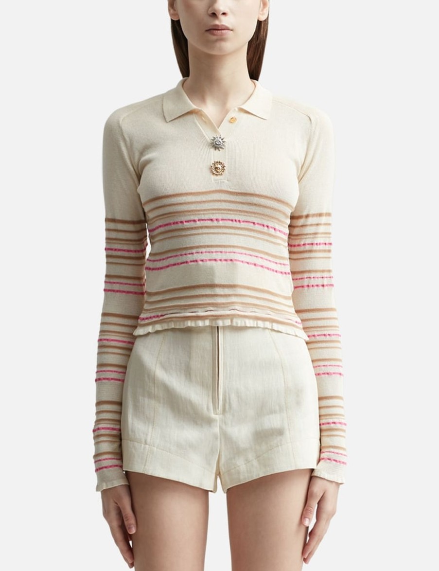 Women Jacquemus Sweaters & Knits | La Maille Aouro Beige