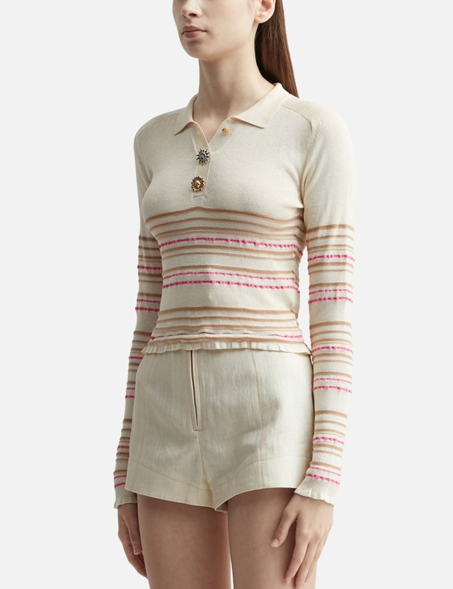 Women Jacquemus Sweaters & Knits | La Maille Aouro Beige