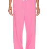 Women Acne Studios Pants | Drawstring Sweatpant Bright Pink