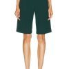 Women Alexandre Vauthier Shorts | Bermuda Short Cypress Green