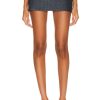 Women Mirror Palais Skirts | Denim Mini Skort Blue