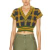 Women Marni Sweaters & Knits | V-Neck Sweater Lawngreen