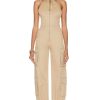 Women Valentino Jumpsuits & Rompers | Cargo Jumpsuit Beige