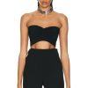 Women ALAÏA Tops | Bandeau Top Noir Ala?A