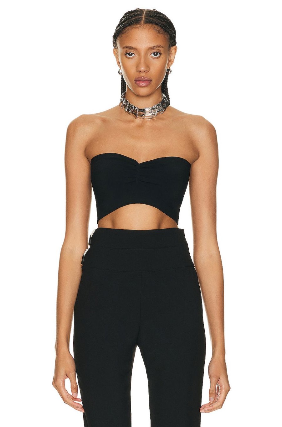 Women ALAÏA Tops | Bandeau Top Noir Ala?A