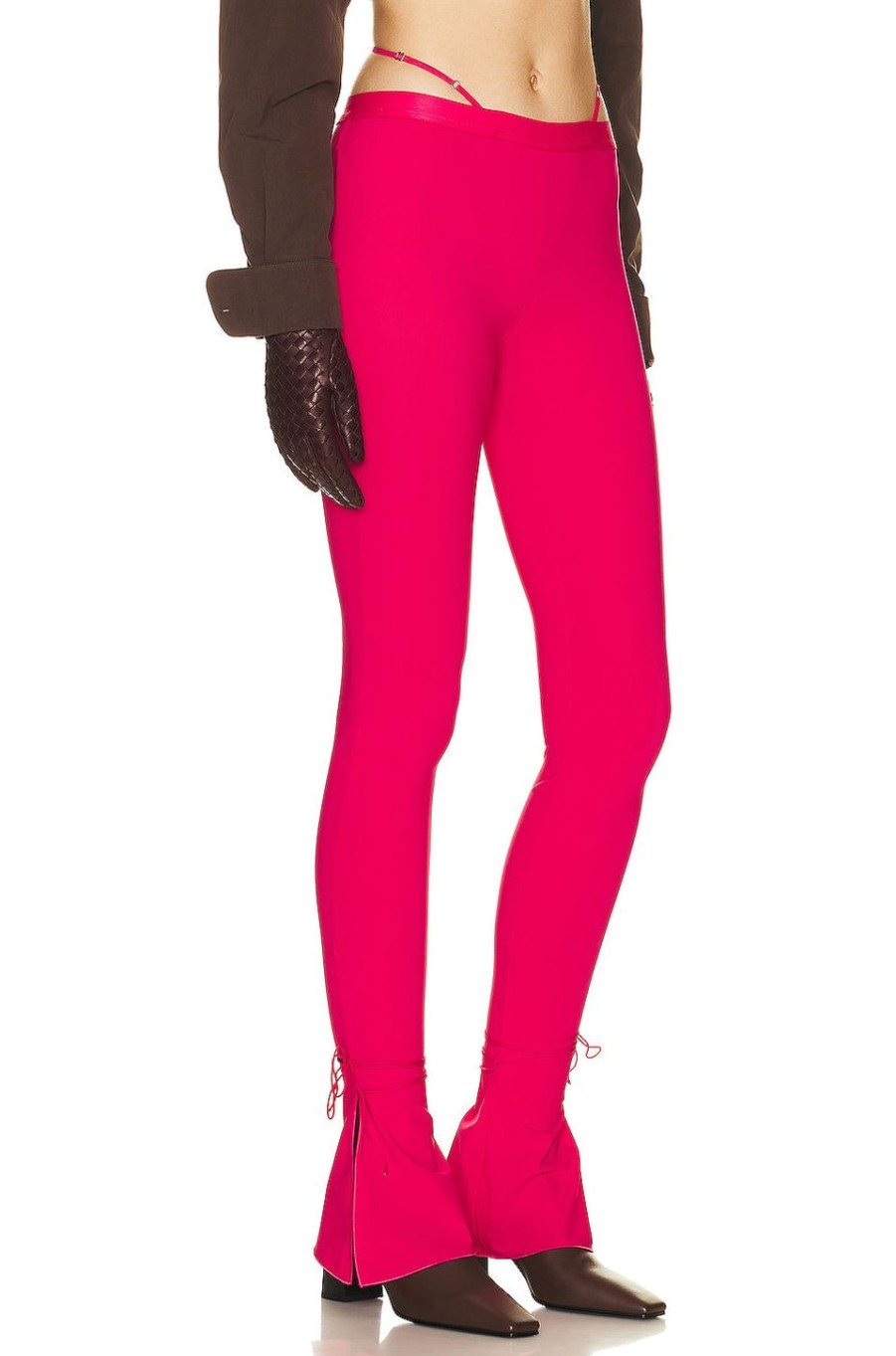 Women Nensi Dojaka Pants | Flared Legging Fuchsia