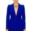 Women Alexander McQueen Jackets & Coats | One Button Jacket Ultramarine