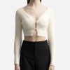 Women Jacquemus Sweaters & Knits | Alzo Cardigan White