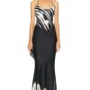 Women retrofete Dresses | Cami Dress Zebra Ink Ombre