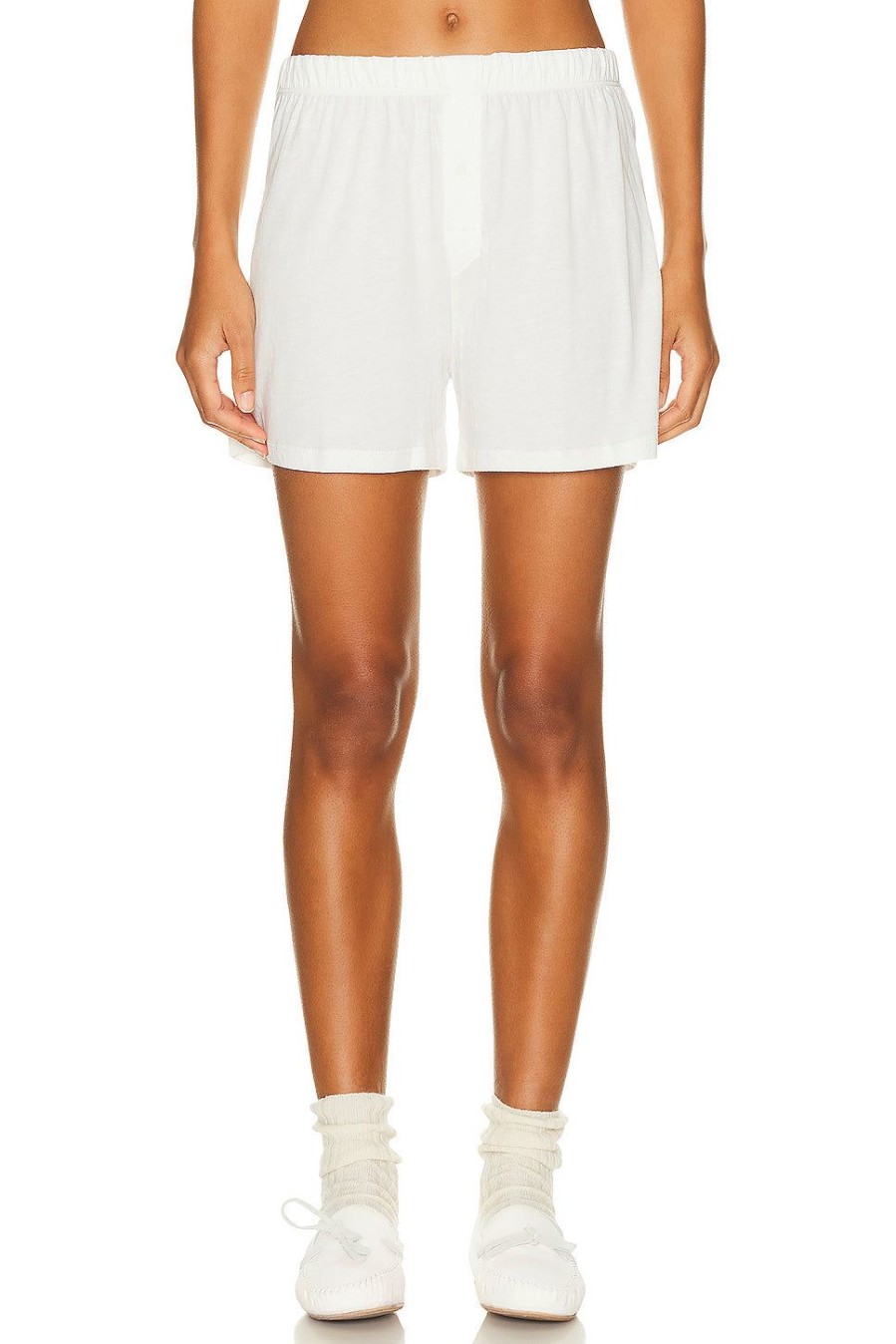 Women Eterne Shorts | Lounge Boxer Short Ivory