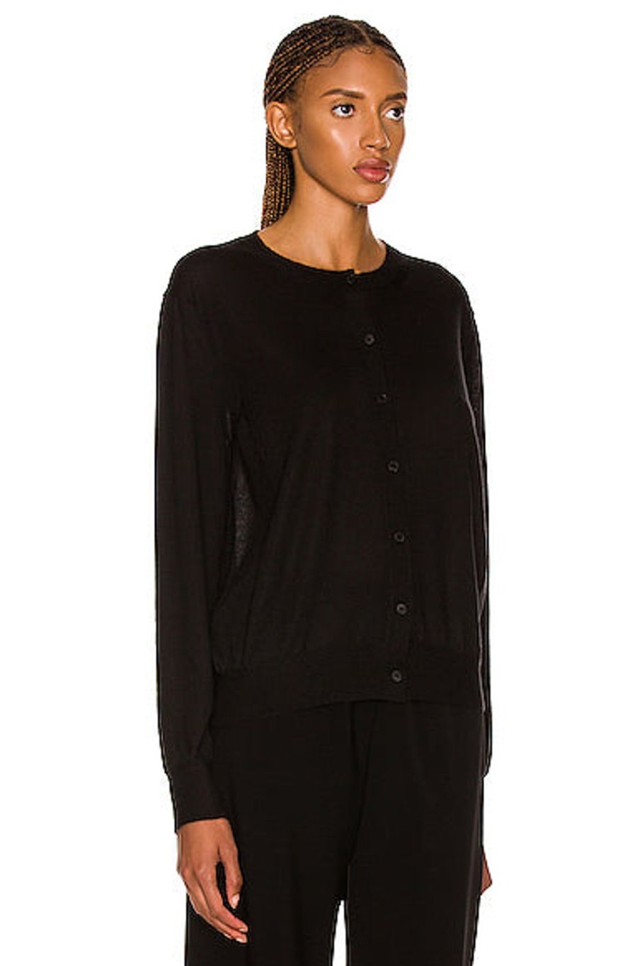 Women The Row Sweaters & Knits | Battersea Cardigan Black