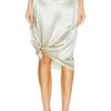 Women Bottega Veneta Skirts | Tie Knot Skirt Frosting