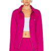 Women Acne Studios Jackets & Coats | Zip Up Jacket Fuchsia Pink