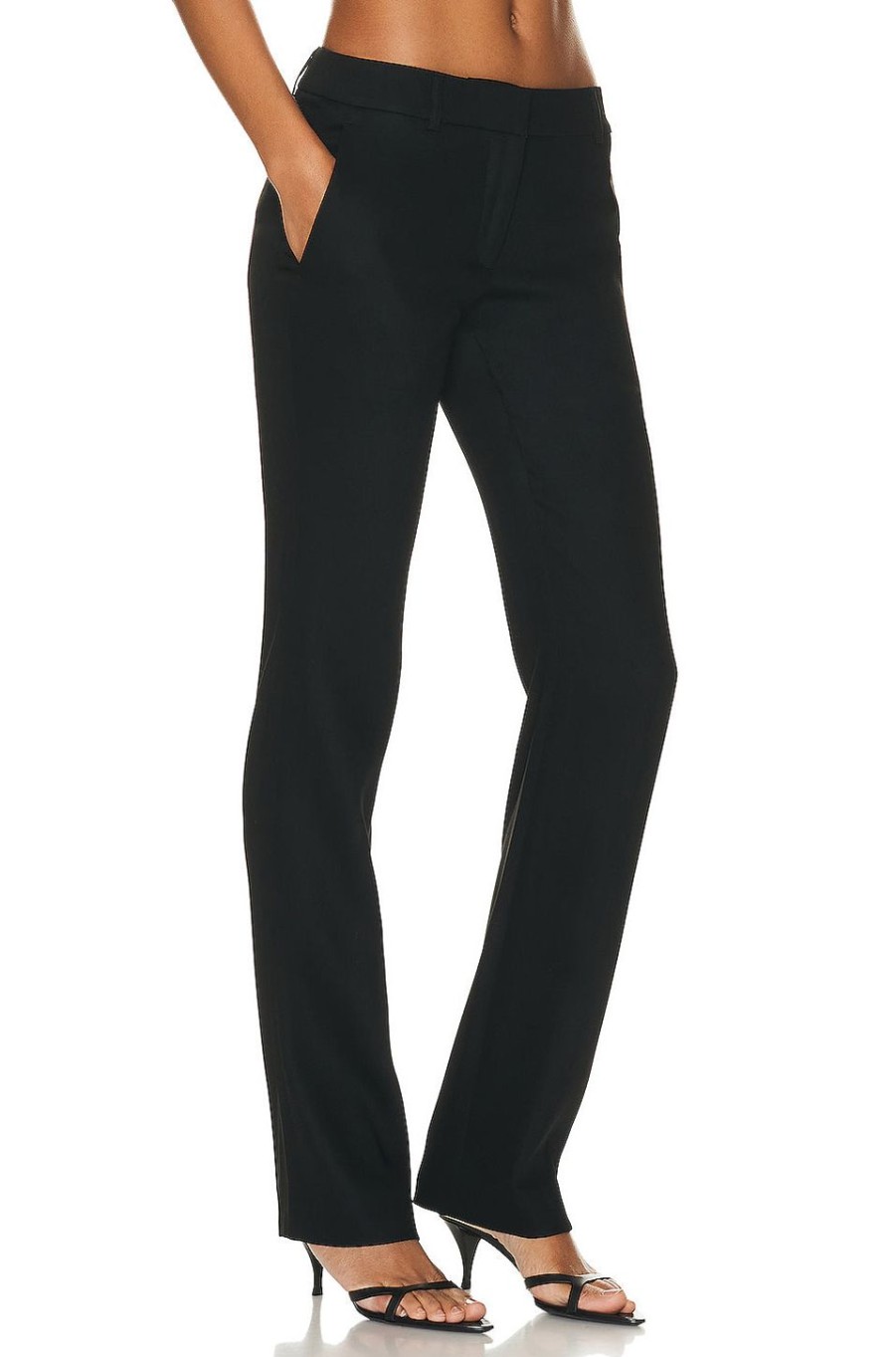 Women Acne Studios Pants | Skinny Flare Pant Black