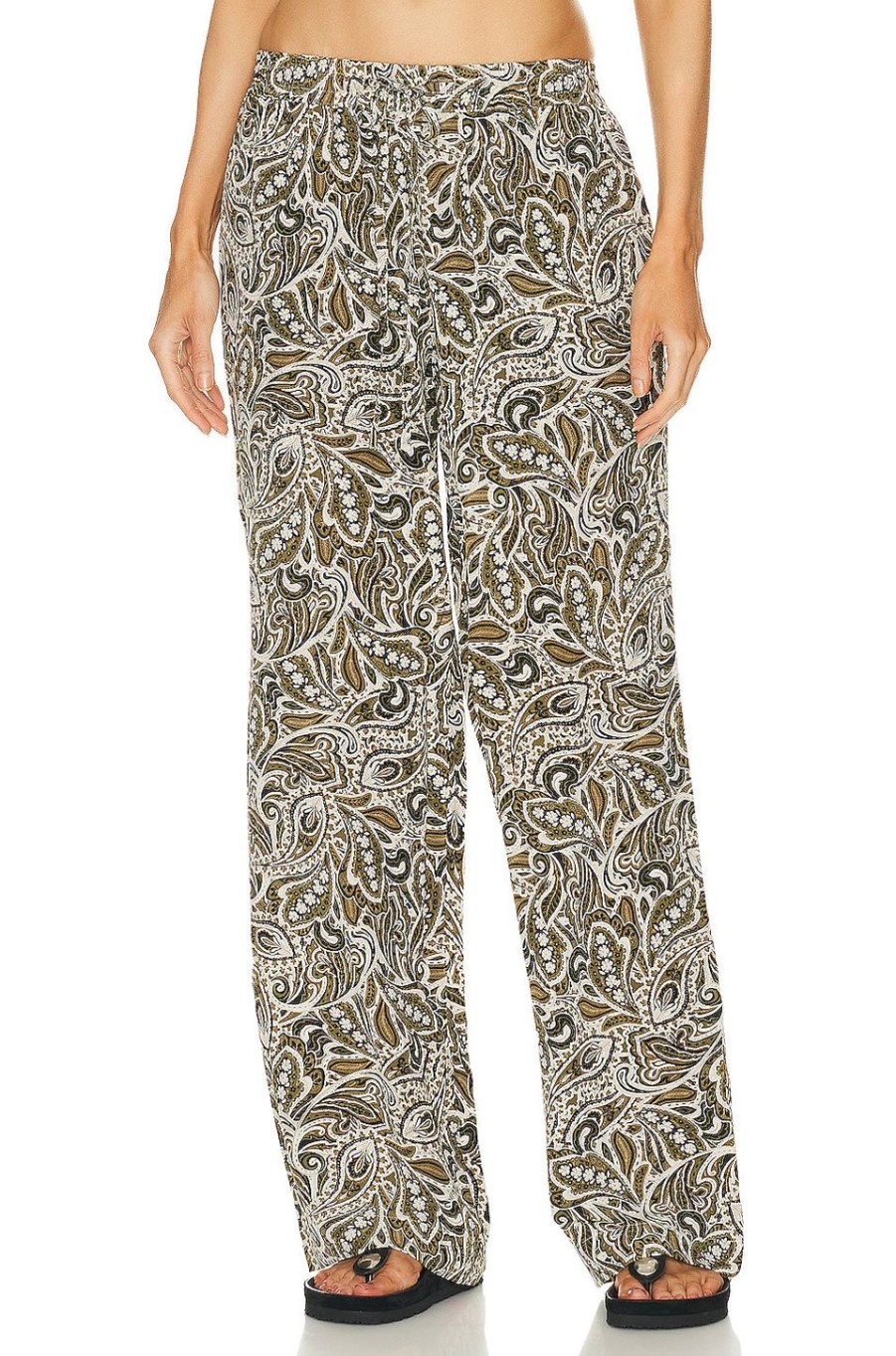 Women Matteau Pants | Drawstring Trouser Paisley