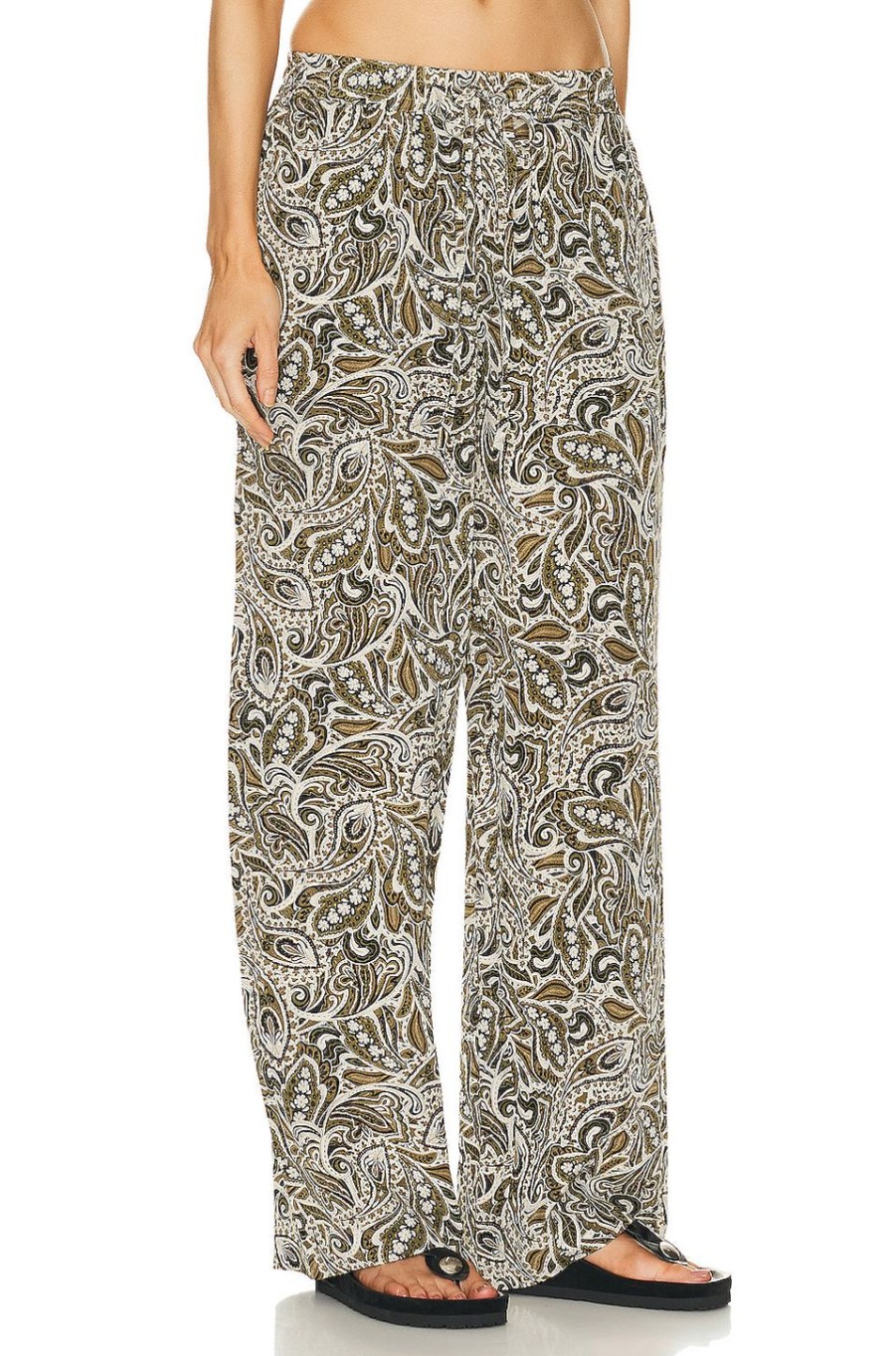 Women Matteau Pants | Drawstring Trouser Paisley