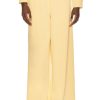 Women Moncler Pants | Wide Leg Sweatpant Yellow