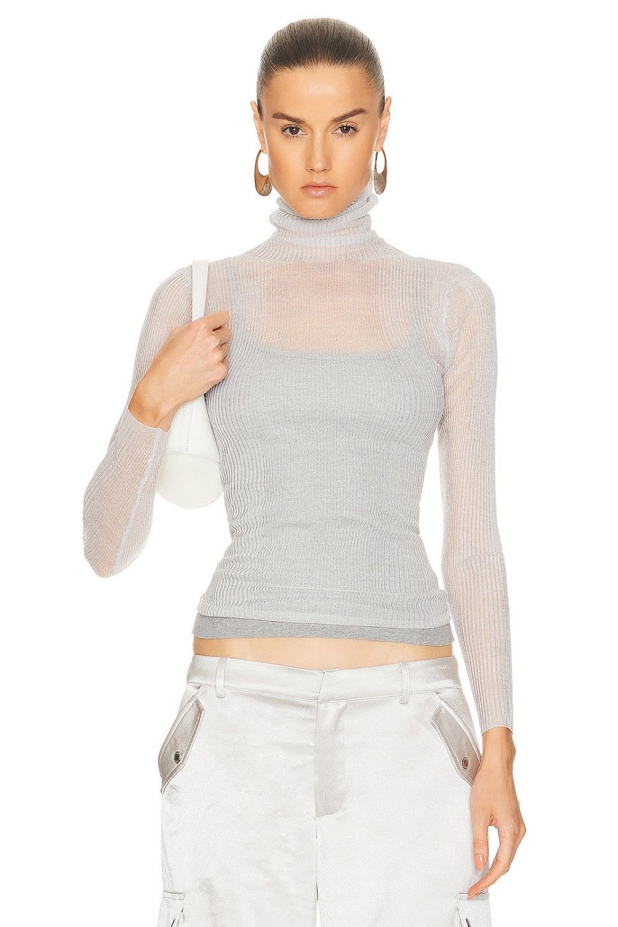 Women SER.O.YA Sweaters & Knits | Piper Sweater Silver