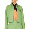 Women Bottega Veneta Jackets & Coats | V-Pocket Jacket Pistachio