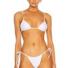 Women JADE SWIM Tops | Via Bikini Top White