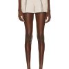 Women Helmut Lang Shorts | Zip Short Stone