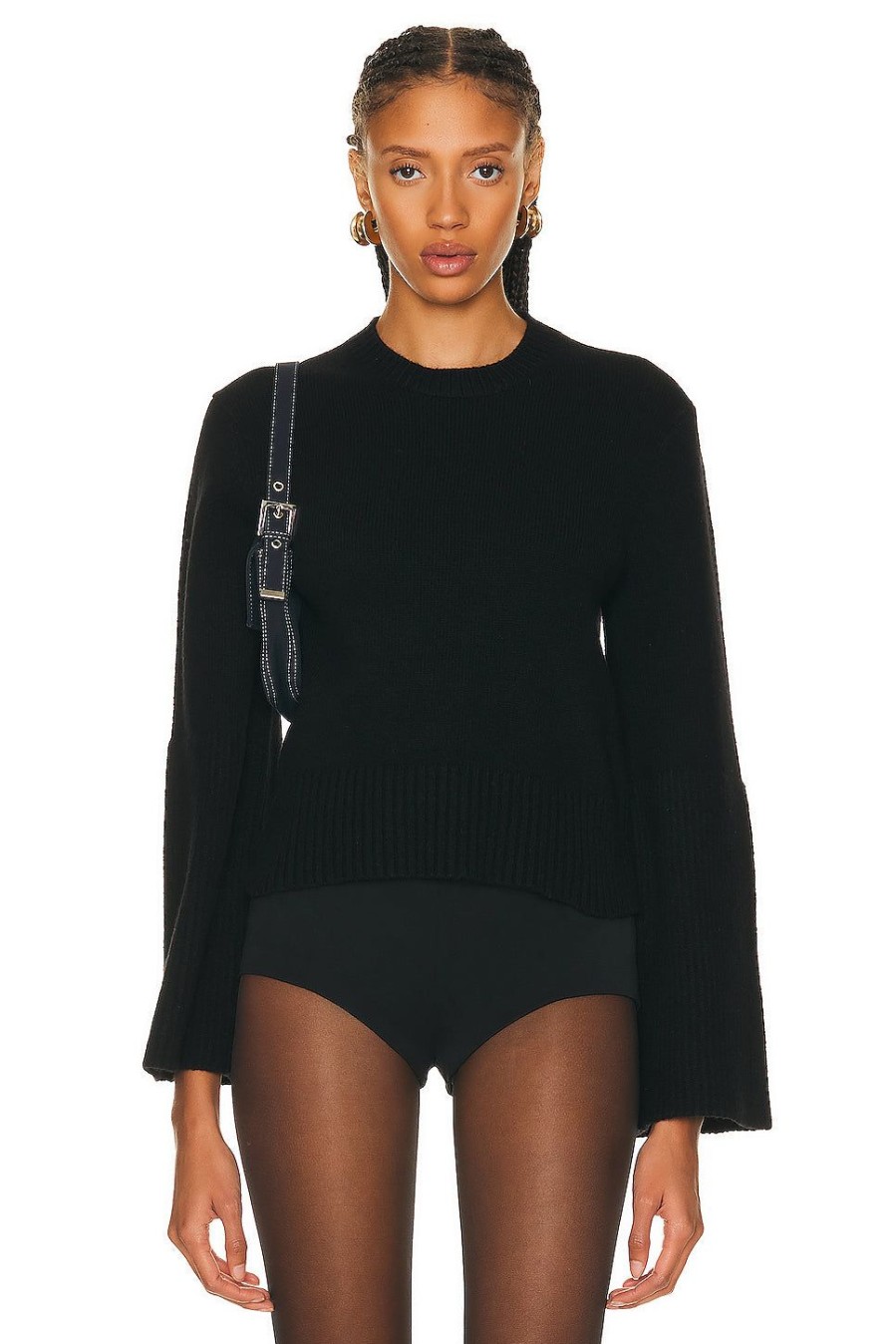 Women A.L.C. Sweaters & Knits | Clover Sweater Black