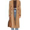 Women NILI LOTAN Jackets & Coats | Edmont Double Breasted Long Coat Camel