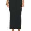 Women St. Agni Skirts | Low Waisted Tailored Skirt Black