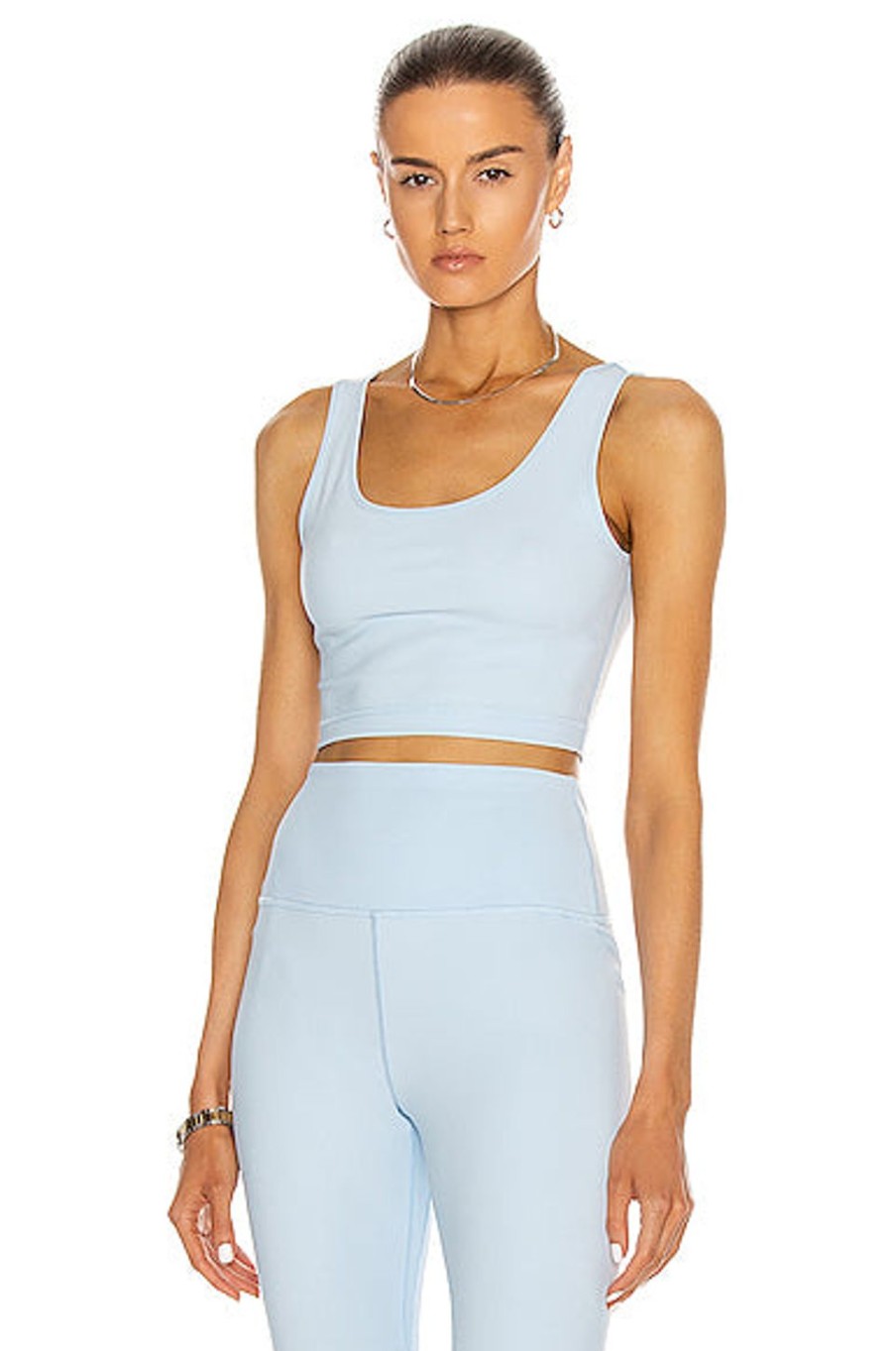 Women WARDROBE.NYC Activewear | Crop Top Light Blue