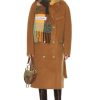 Women Acne Studios Jackets & Coats | Belted Trench Coat Camel Beige