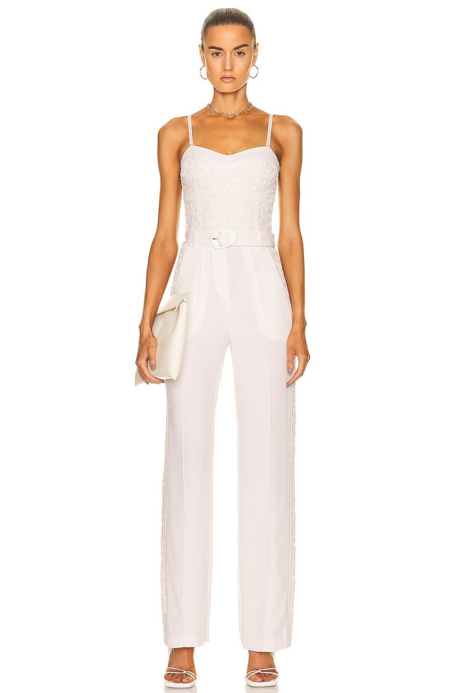 Women SIMKHAI Jumpsuits & Rompers | Zaid Jumpsuit Ivory Multi