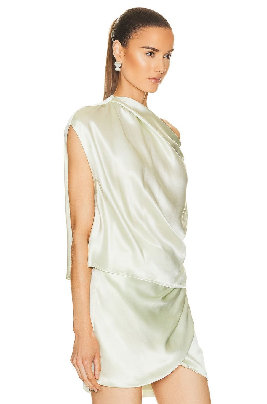 Women The Sei Tops | Draped Top Celadon