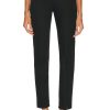 Women TOM FORD Pants | Twill Boyfriend Fit Belted Pant Black