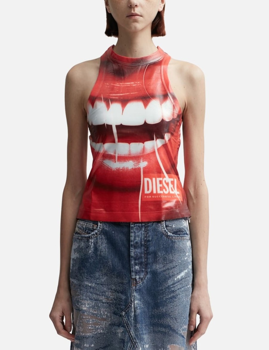 Women Diesel Tops | T-Finsi Tank Top Multicolor