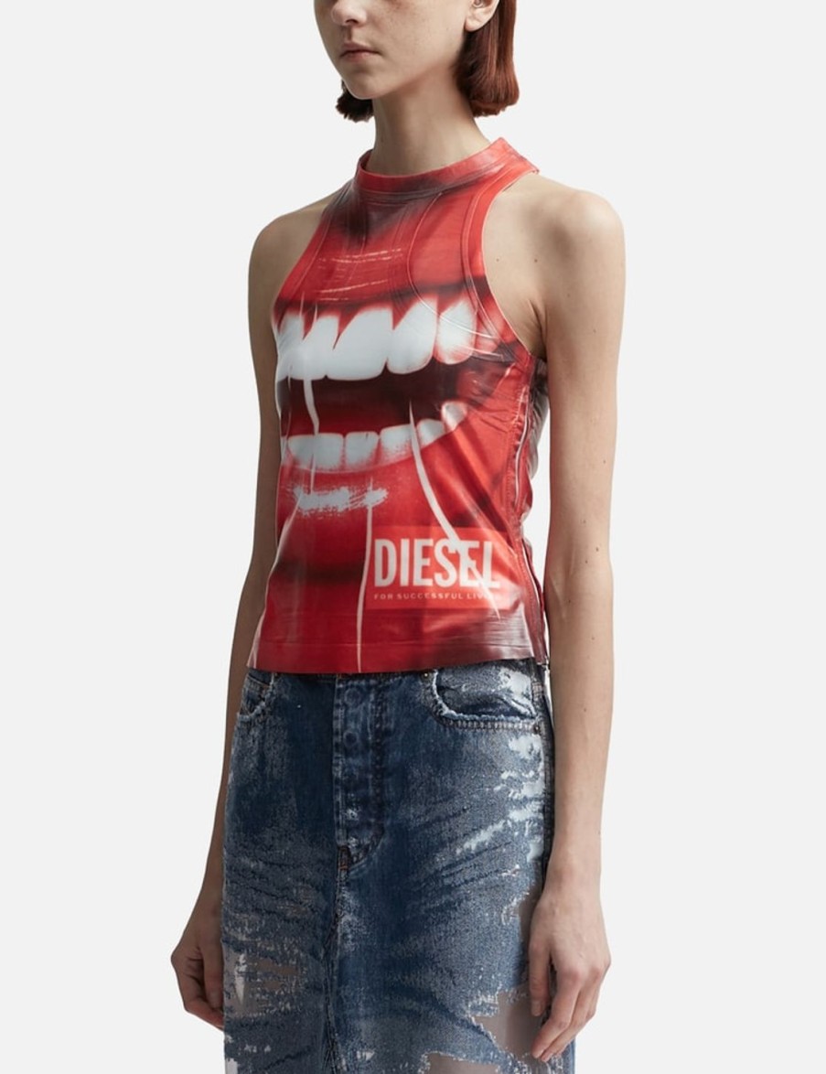 Women Diesel Tops | T-Finsi Tank Top Multicolor