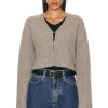 Women Loulou Studio Sweaters & Knits | Hidra Cardigan Ashes Melange