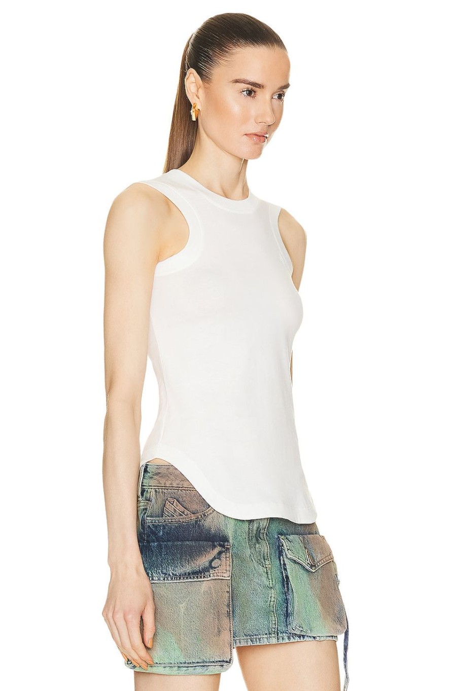 Women THE ATTICO Tops | Reese Tank Top In White