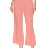 Women MATTHEW BRUCH Pants | Flare Pant Red Melange Linen