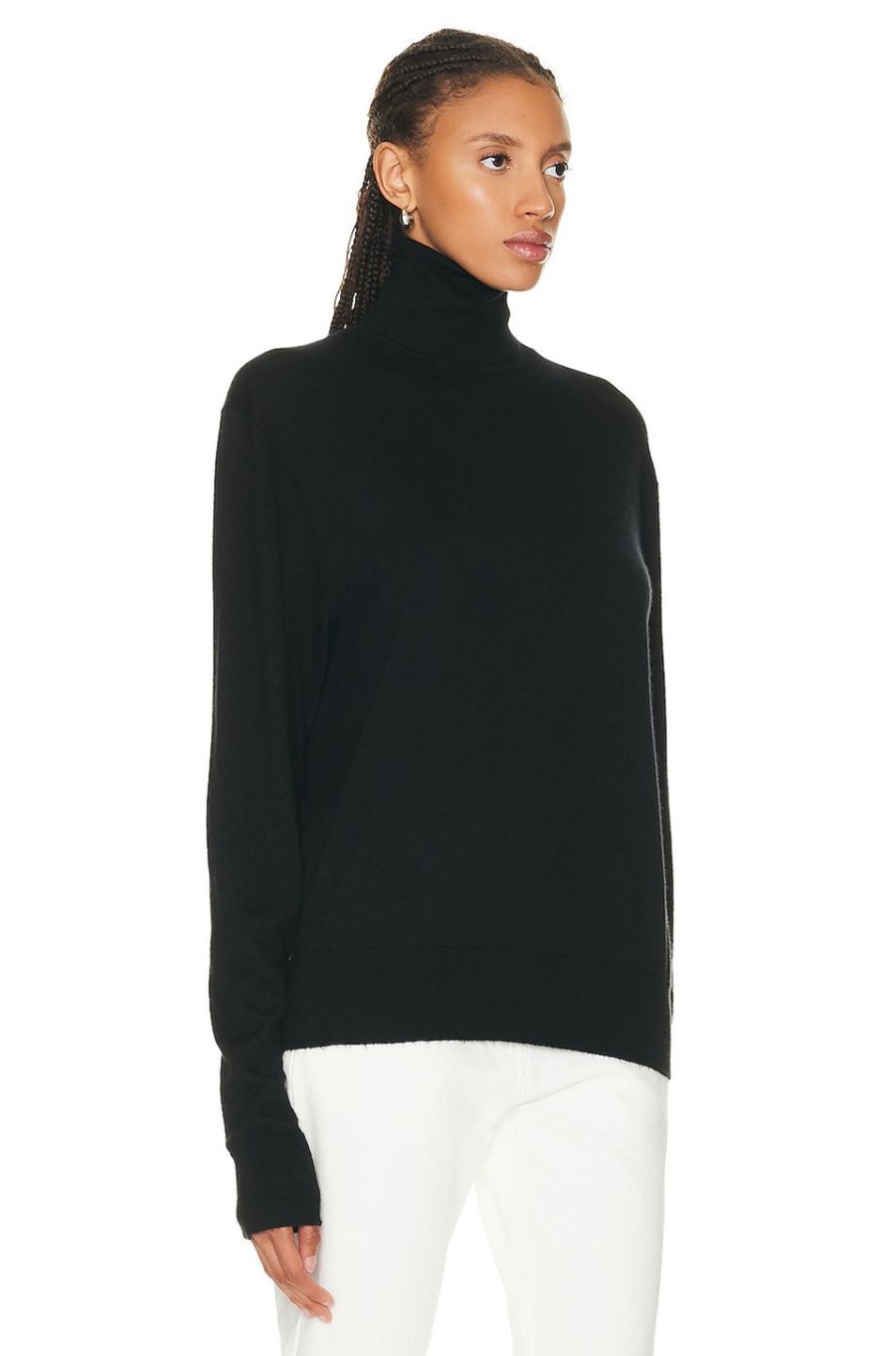 Women The Row Sweaters & Knits | Davos Sweater Black