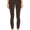 Women YEAR OF OURS Pants | Ribbed High Waisted Legging Dark Oak