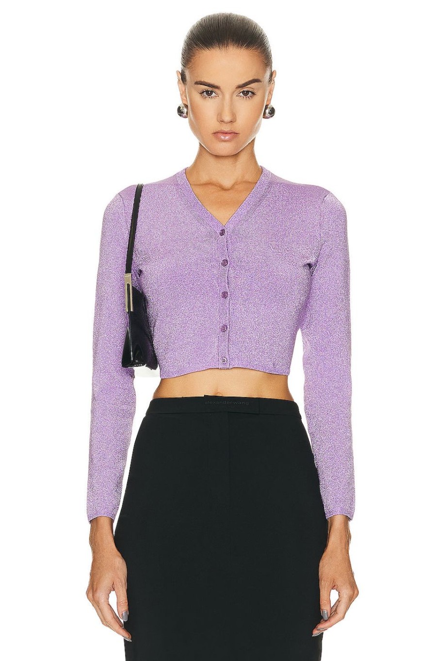 Women Alexander Wang Sweaters & Knits | Long Sleeve Cardigan Unicorn